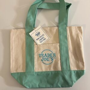 Pastel Green Canvas Tote Bag
